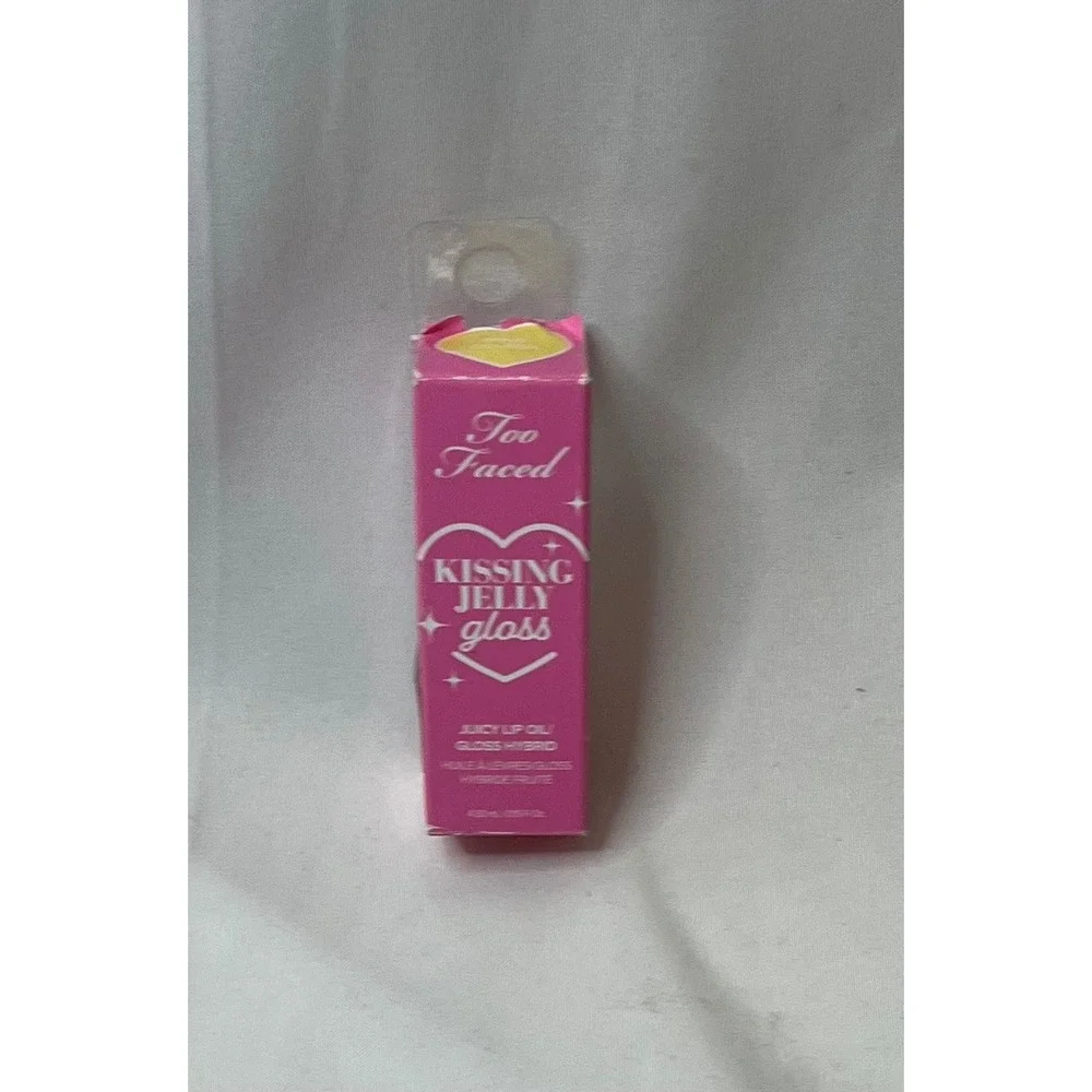 Too Faced Kissing Jelly Gloss Pina Colada Juicy Lip Oil Gloss Hybrid New
